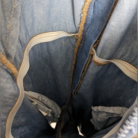 Free People Margot Blue Denim Jumpsuit - Picture 10 of 12